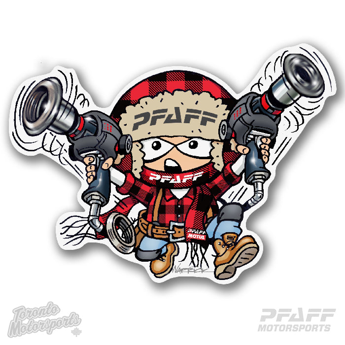 Pfaff Motorsports 'Quickdraw Freddie' - Vinyl Decal  #PFAFF-DECALQUICKDRAW (176)
