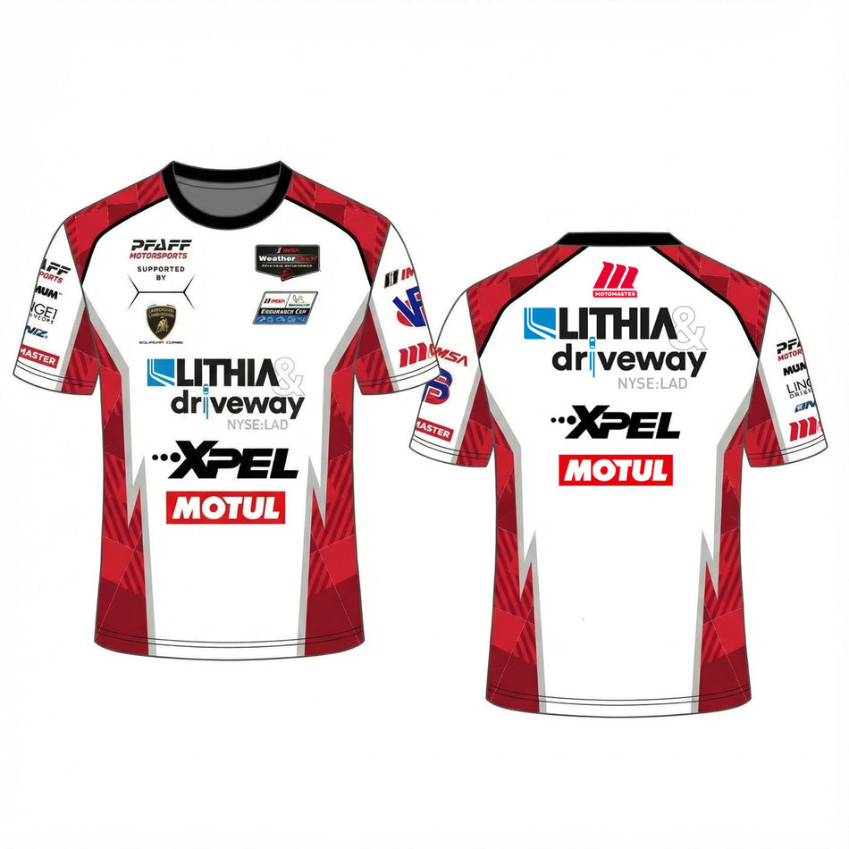 Pfaff Motorsports 2026 'Driver Uniform' Official Team Jersey - WHITE PFAFF26-215