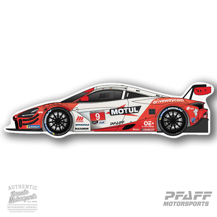 Pfaff | McLaren 720S GT3R 'Senna Tribute' Laguna Seca (Profile) - Vinyl Decal  #PFAFF24-DECAL12