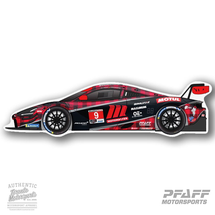 Pfaff | McLaren 720S GT3R CTMP 'Plaid for Life'  (Profile) - Vinyl Decal #PFAFF24-DECAL14