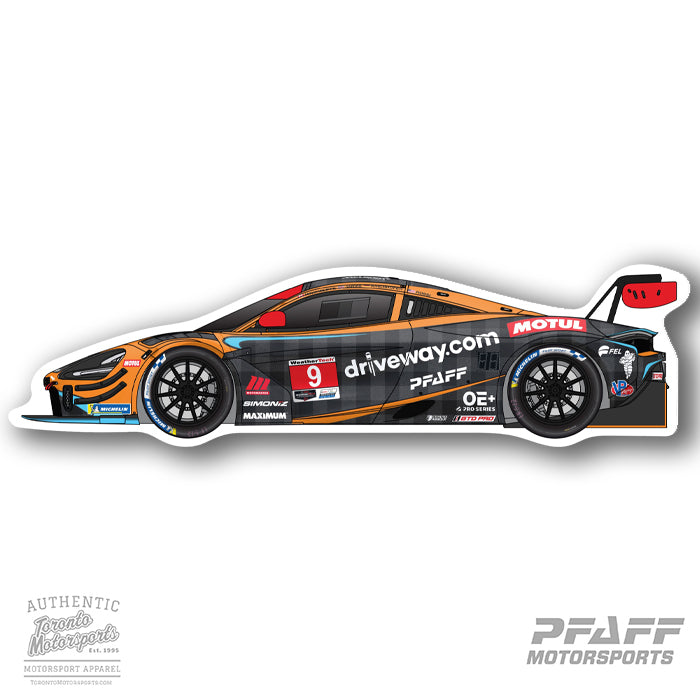 Pfaff | McLaren 720S GT3R  (Profile) - Vinyl Decal #PFAFF24-DECAL16