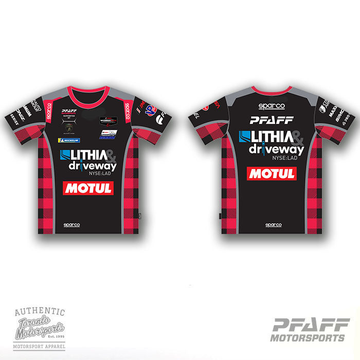 Pfaff Motorsports 2025 'Driver Uniform' Official Team Jersey - BLACK #PFAFF25-209