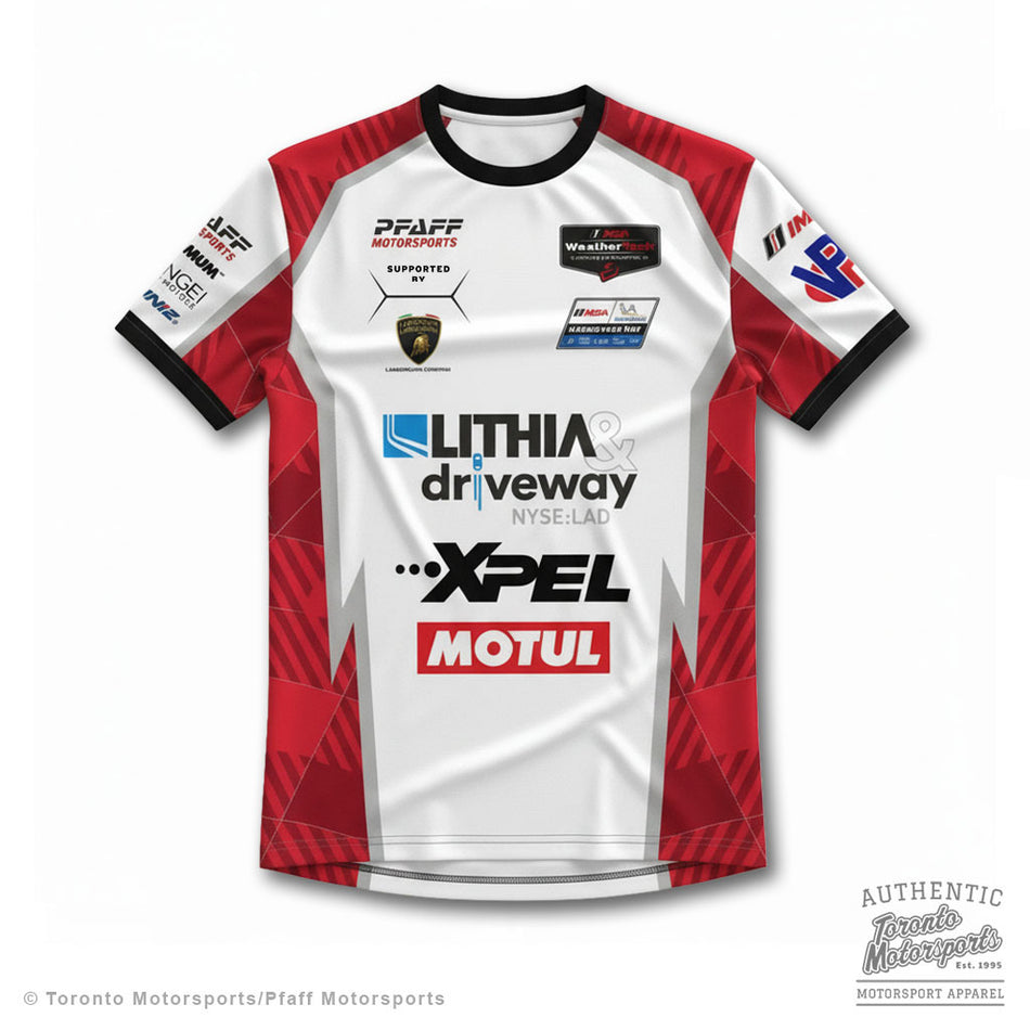Pfaff Motorsports 2026 'Driver Uniform' Official Team Jersey - WHITE PFAFF26-215