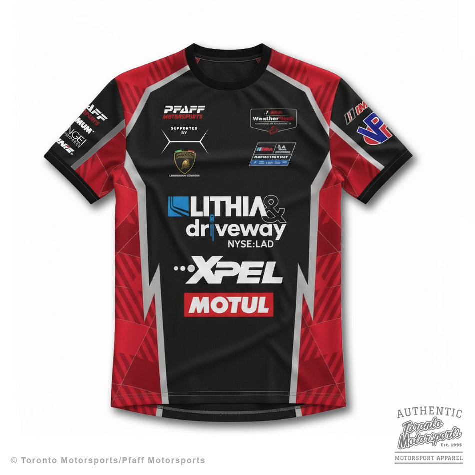 Pfaff Motorsports 2026 'Driver Uniform' Official Team Jersey - BLACK PFAFF26-216