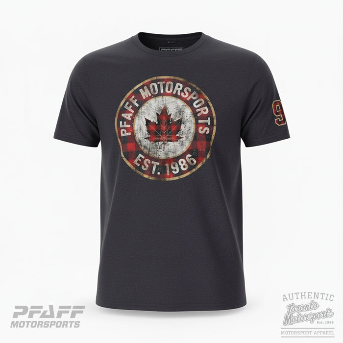 Pfaff Motorsports Established Team T-Shirt (Black Earthwashed Heather) PFAFF26-220