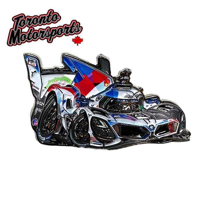 BMW H Hybrid IMSA GTP - CarTOON Enamel Collector Pin #PIN-BMWGTP