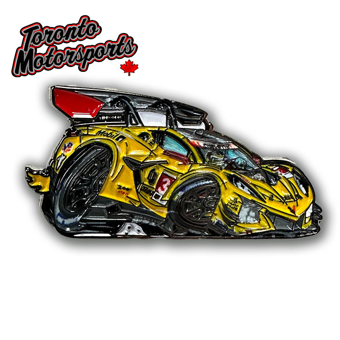 Chevrolet Corvette Z06 GT3.R IMSA GTD Pro - CarTOON Enamel Collector Pin #PIN-CORZ06