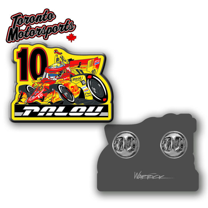 Alex Palou - Ganassi Racing IndyCar - Warrick CarTOON Art - Enamel Collector Pin #PIN-PALOU