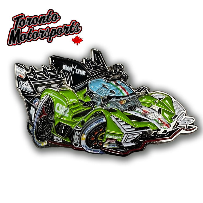 Lamborghini SC63 IMSA GTP - CarTOON Enamel Collector Pin #PIN-SC63