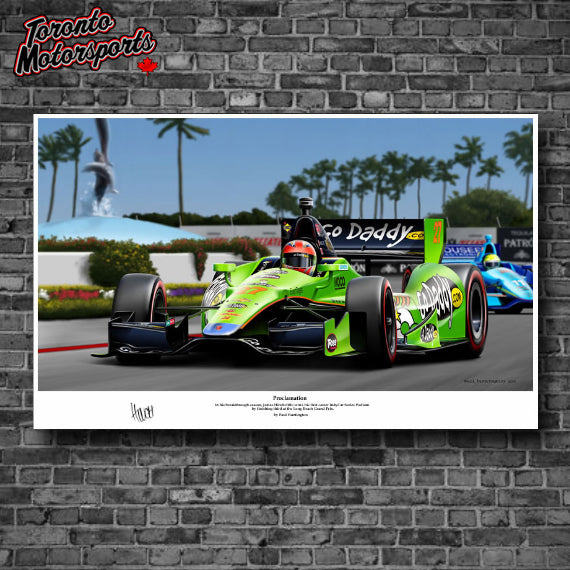 James Hinchcliffe "Proclamation" Limited Edition Print by Paul Huntington Signed by James Hinchcliffe #PRINTJHP