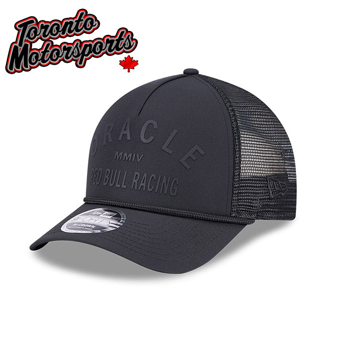 .Red Bull F1 AF Minimalist Perforated (GHOST BLACK on BLACK) - New Era 9FORTYMC Team Cap - Officially Licensed #RB-60601980 (60601981)