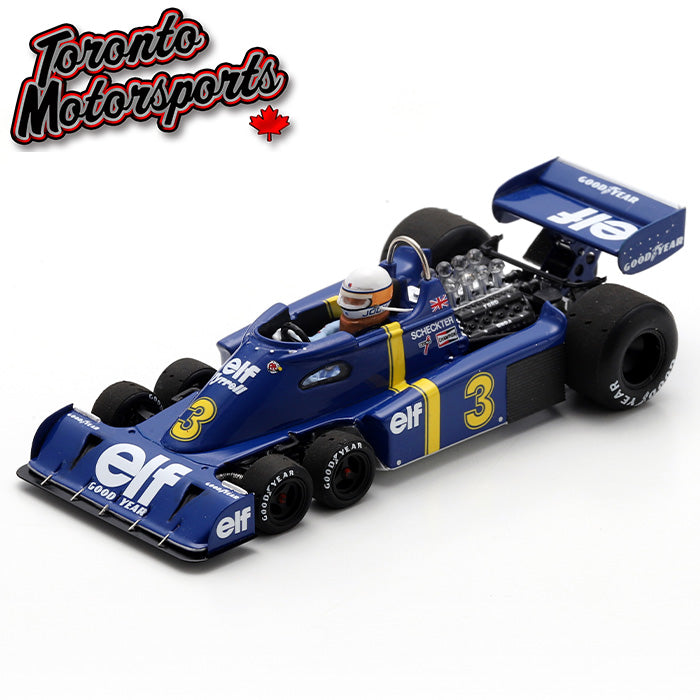 1976 Tyrrell P34 #3 Jody Scheckter – WINNER Sweden GP 1:43 Scale by Spark #S7306