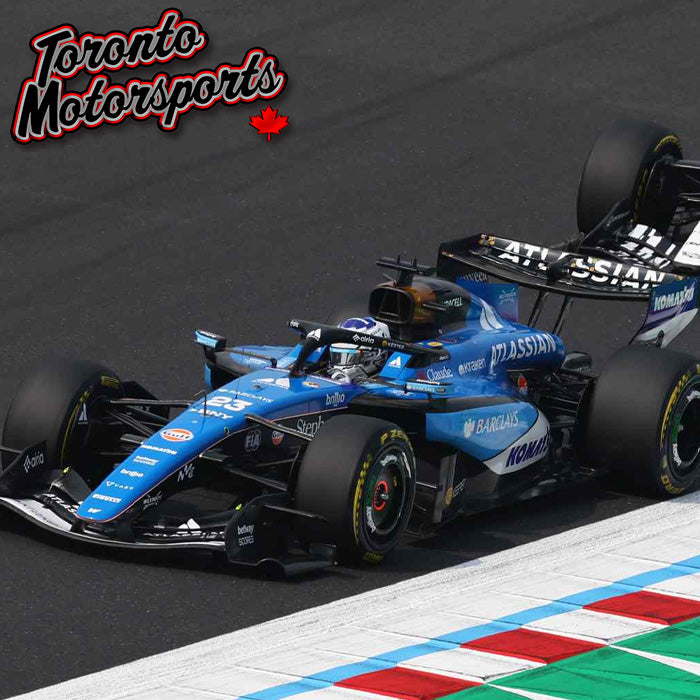 2026 Atlassian Williams FW48 #23 Alexander Albon - Japanese GP - 1:43 Scale by Spark #S9371