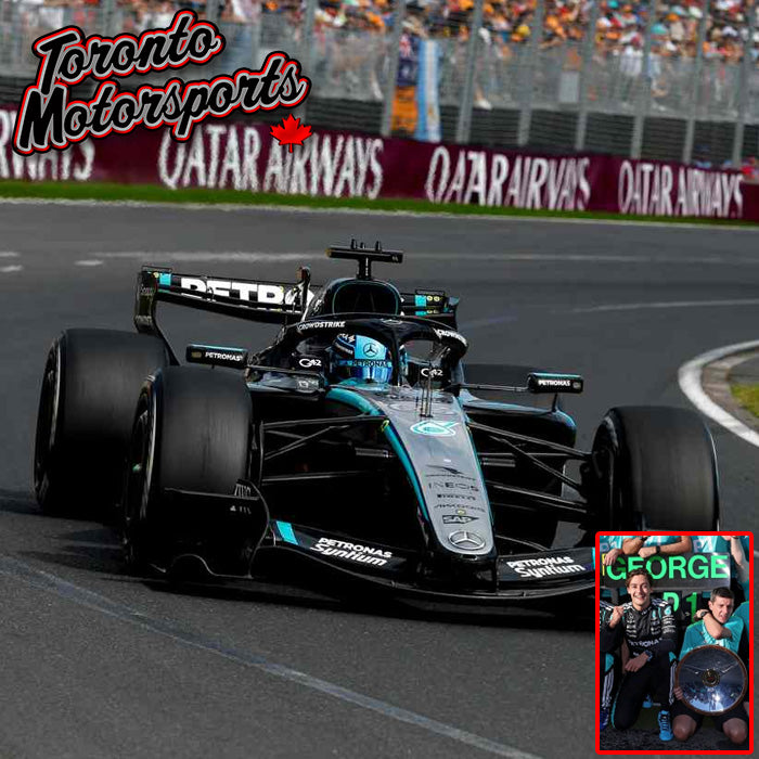 2026 Mercedes-AMG PETRONAS W17 #63 George Russell - WINNER Australia GP *w/ PIT BOARD* - 1:43 Scale by Spark #S9380