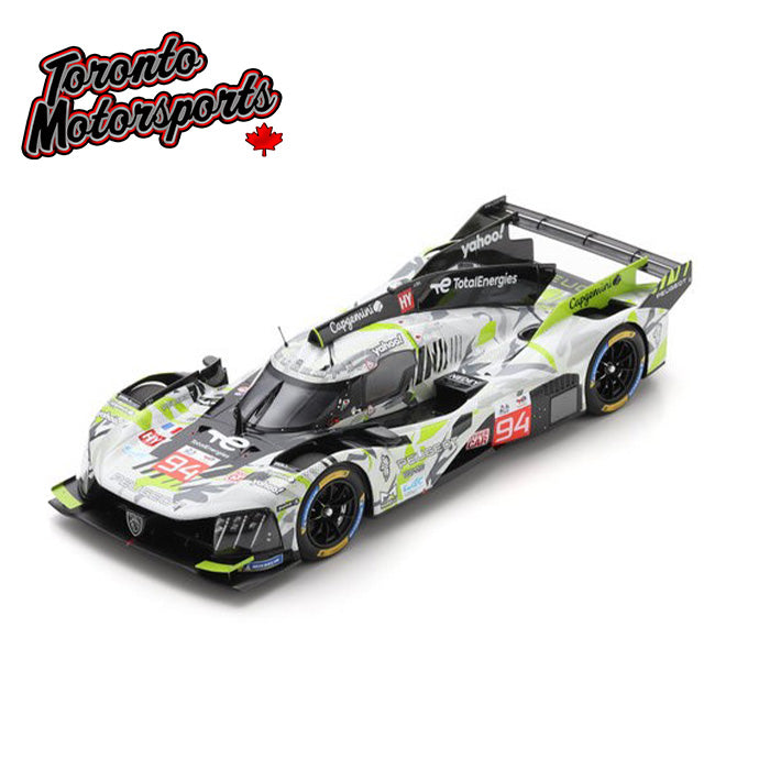 2025 Peugeot 9X8 PEUGEOT TOTALENERGIES #94 Duval/Jakobsen/Vandoorne – 24HR Le Mans 1:18 Scale by Spark #SPA1801064 (18S1064)