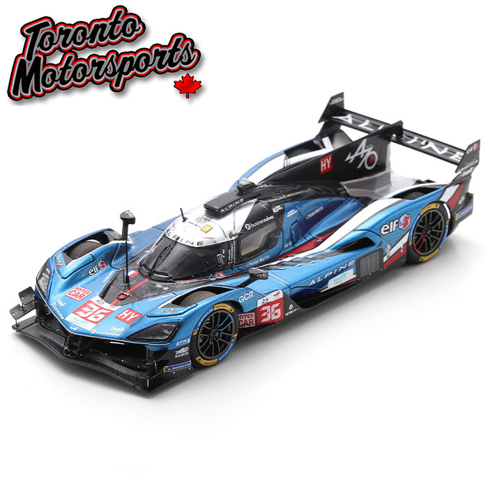 2025 Alpine A424 ALPINE ENDURANCE TEAM #36 Schumacher/Makowiecki/Gounon - 24HR Le Mans 1:43 Scale by Spark #SPA439265 (S9265)