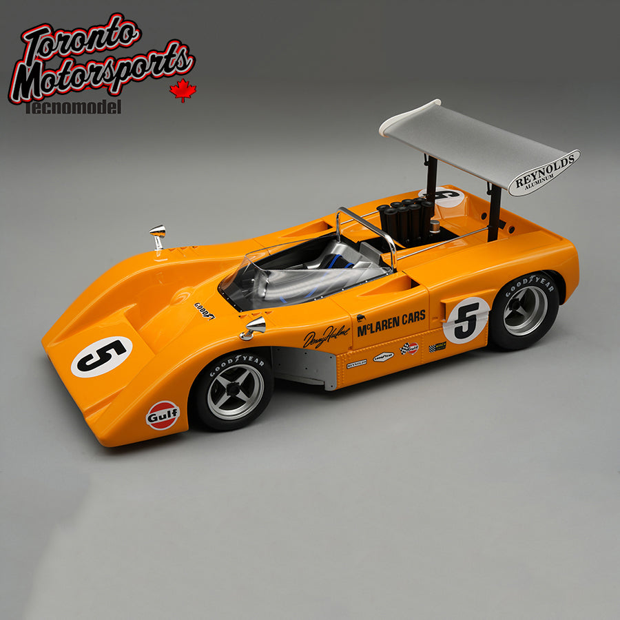 .1969 McLaren M8B #5 Denny Hulme Can Am - Mid-Ohio WINNER Ltd. Edition 1:18 Scale by Tecnomodel #TM18-330B