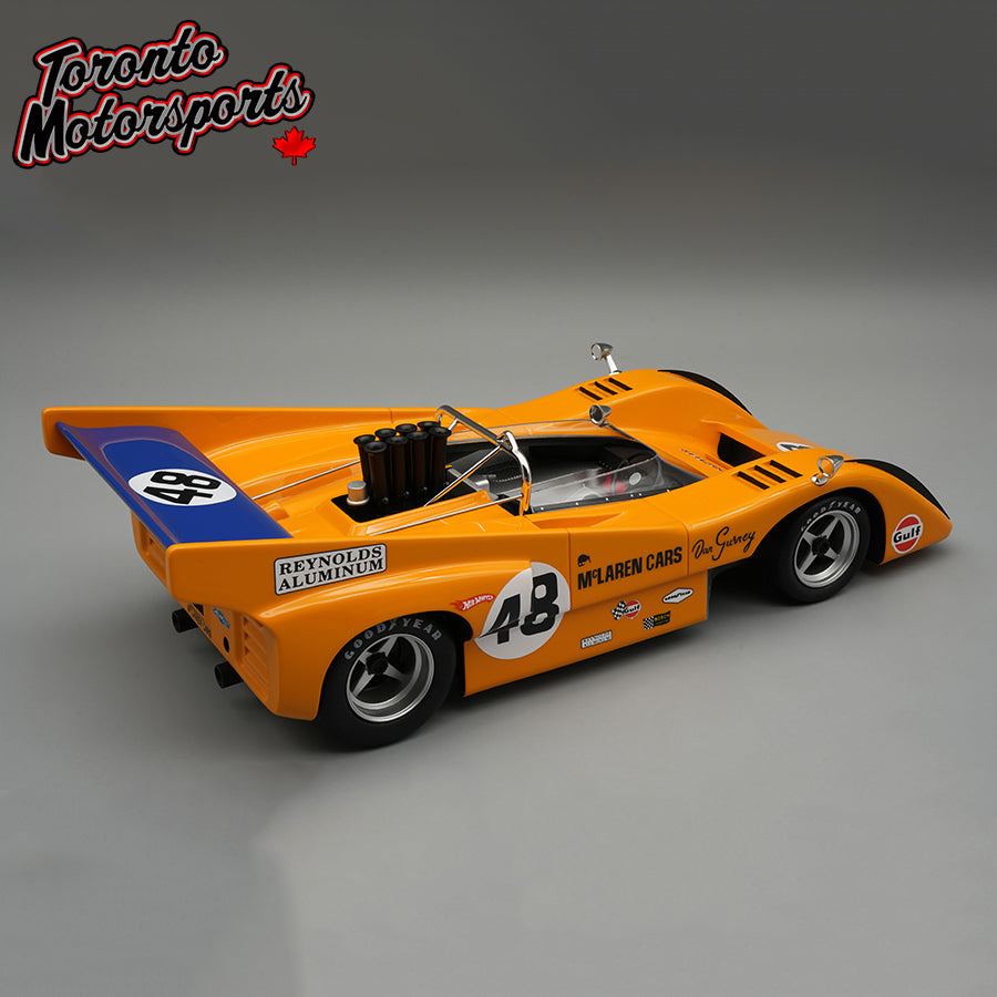 .1970 McLaren M8D #48 Dan Gurney Can Am - Mont Tremblant WINNER Ltd. Edition 1:18 Scale by Tecnomodel #TM18-331C