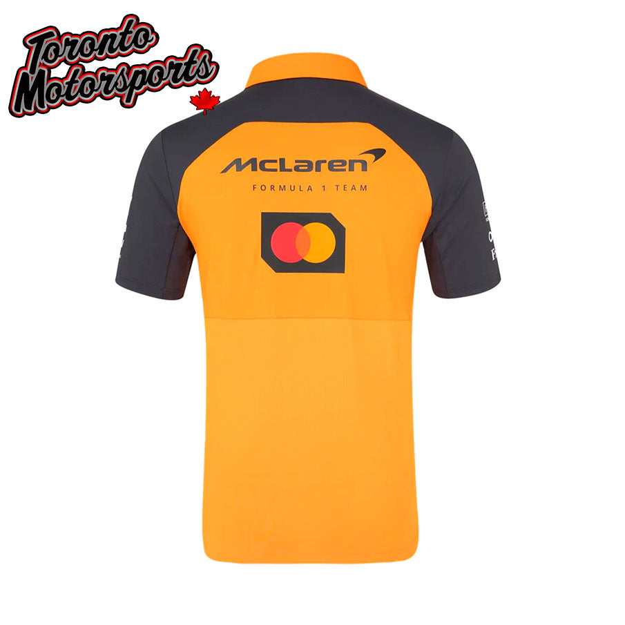 .McLaren F1 2025 Team Polo Shirt - Papaya #TM9922-088