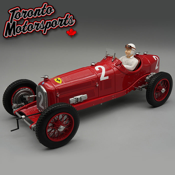 .1932 Alfa Romeo P3 Tipo B #2 Rudolf Caracciola - WINNER German GP -  Ltd. Edition 1:18 Scale by Tecnomodel #TMD18-326A