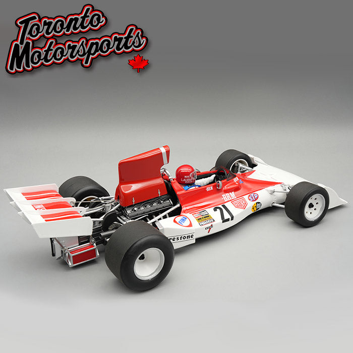 1973 BRM P160E #21 Niki Lauda - Monza GP *w/ DISPLAY CASE* Ltd. Edition 1:18 Scale by Tecnomodel #TMD18-420B