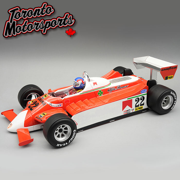 1980 Alfa Romeo 179 #22 Patrick Depailler - Monaco GP Ltd. Edition 1:18 Scale by Tecnomodel #TMD18-421C