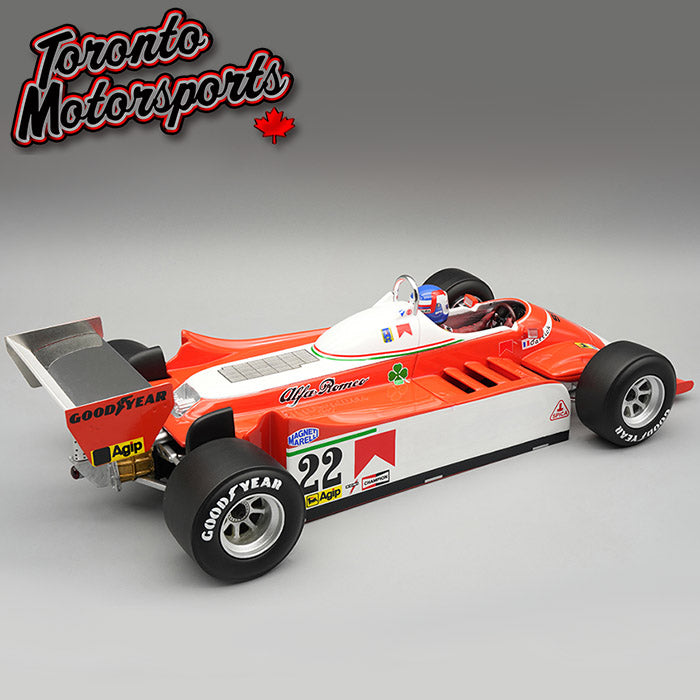 1980 Alfa Romeo 179 #22 Patrick Depailler - Monaco GP Ltd. Edition 1:18 Scale by Tecnomodel #TMD18-421C
