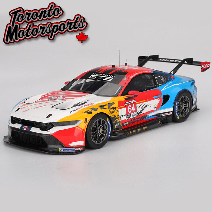 2024 Ford Mustang Multimatic Motorsports GT3 #64 Priaulx/Rockenfeller – IMSA Laguna Seca 1:18 Scale by TopSpeed #TS0602