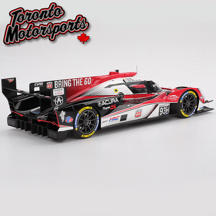 2025 Acura ARX-06 Acura Meyer Shank Racing #93 Palou/van der Zande/Yelloly – 3rd GTP CLASS IMSA Sebring 12 Hrs 1:18 Scale by TopSpeed #TS0649