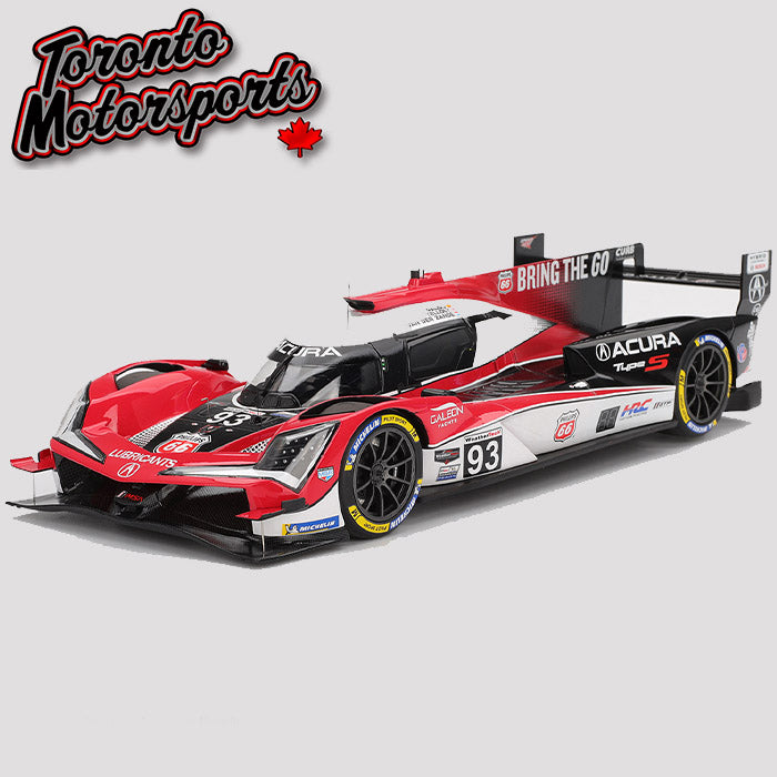 2025 Acura ARX-06 Acura Meyer Shank Racing #93 Palou/van der Zande/Yelloly – 3rd GTP CLASS IMSA Sebring 12 Hrs 1:18 Scale by TopSpeed #TS0649