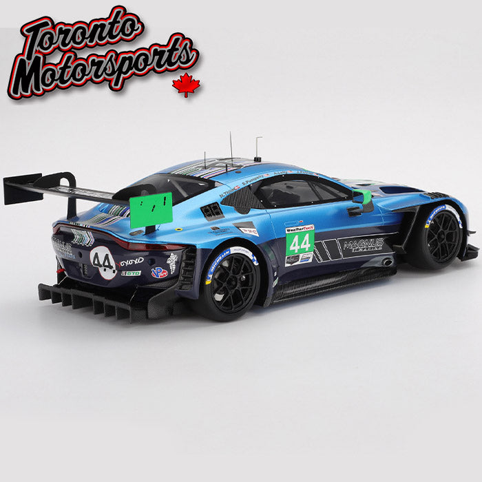2025 Aston Martin Vantage GT3 Evo Magnus Racing #44 Lally/Potter/Pumpelly/Thiim – IMSA Daytona 24 Hrs 1:18 Scale by TopSpeed #TS0682