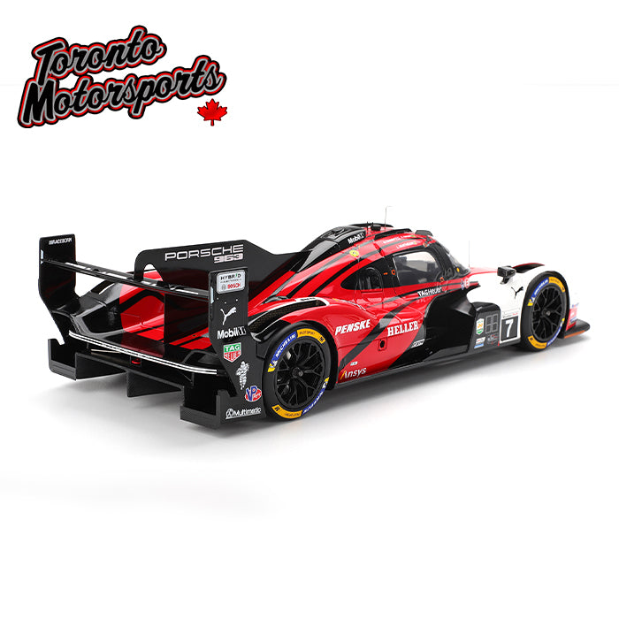 2025 Porsche 963 Porsche Penske Motorsport #7 Nasr /Tandy /Vanthoor- WINNER IMSA Daytona 24hr - 1:18 Scale by TopSpeed #TS0691