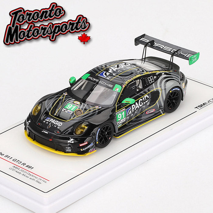 .2023 Porsche 911 GT3R Kelly-Moss with Riley #91 Andlauer/van Berlo/Evans/Metni - IMSA Daytona 24 Hrs 1:43 Scale by True Scale Models #TSM430744