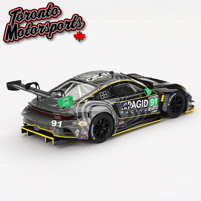 .2023 Porsche 911 GT3R Kelly-Moss with Riley #91 Andlauer/van Berlo/Evans/Metni - IMSA Daytona 24 Hrs 1:43 Scale by True Scale Models #TSM430744