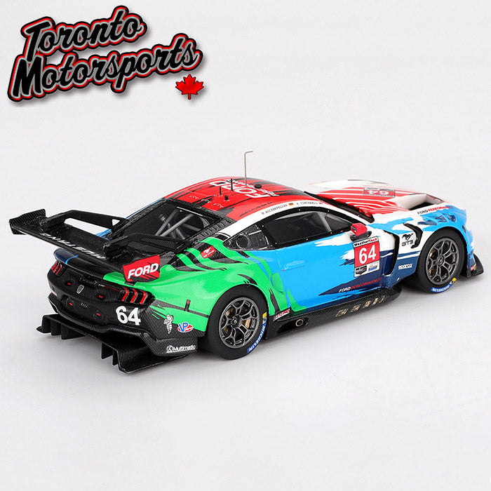 2024 Ford Mustang Multimatic Motorsports GT3 #64 Priaulx/Rockenfeller – IMSA Laguna Seca 1:43 Scale by True Scale Models #TSM430823