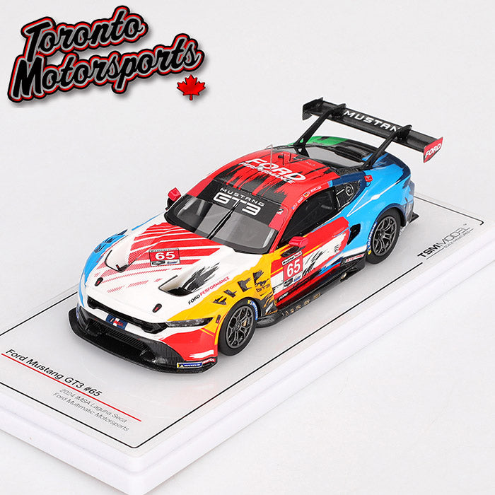 2024 Ford Mustang Multimatic Motorsports GT3 #65 Mies/Vervisch – IMSA Laguna Seca 1:43 Scale by True Scale Models #TSM430824
