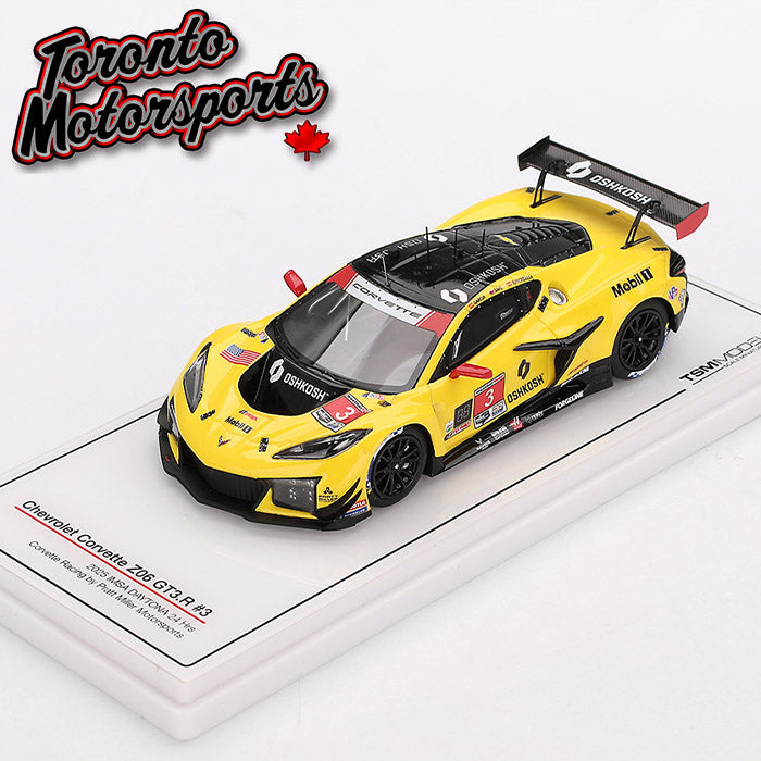 .2025 Chevrolet Corvette Z06 GT3.R Pratt Miller Motorsports #3 García/Juncadella/Sims- IMSA Daytona 24hr 1:43 Scale by TSM #TSM430848
