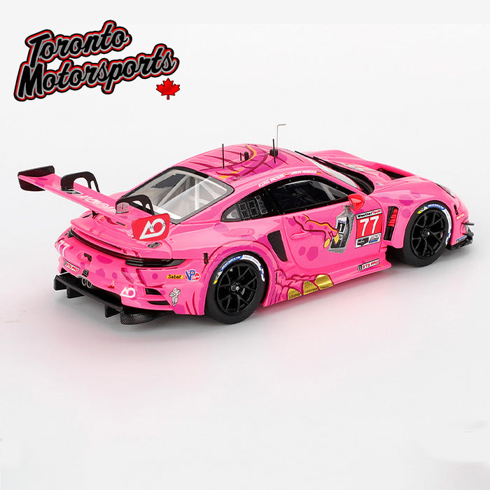 2025 Porsche 911 GT3 R (992) AO Racing 'ROXY' #77 Bachler/Heinrich – IMSA Detroit GP - 1:43 Scale by TSM #TSM430884