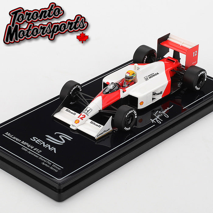 1988 McLaren MP4/4 #12 Ayrton Senna - WINNER Japanese GP 1:43 Scale by True Scale Models #TSM430893