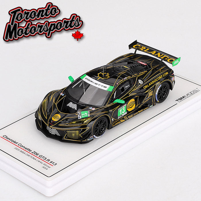 2025 Chevrolet Corvette Z06 GT3.R AWA Racing #13 Bell/Fidani/Kern/Kirchhöfer– WINNER GTD IMSA Daytona 24 Hrs 1:43 Scale by True Scale Models #TSM430895