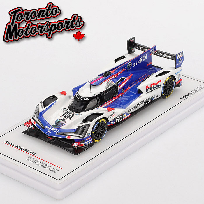 2025 Acura ARX-06 Acura Meyer Shank Racing #60 Blomqvist/Braun/Dixon/Rosenqvist  – 2nd GTP CLASS IMSA Daytona 24 Hrs 1:43 Scale by True Scale Models #TSM430903