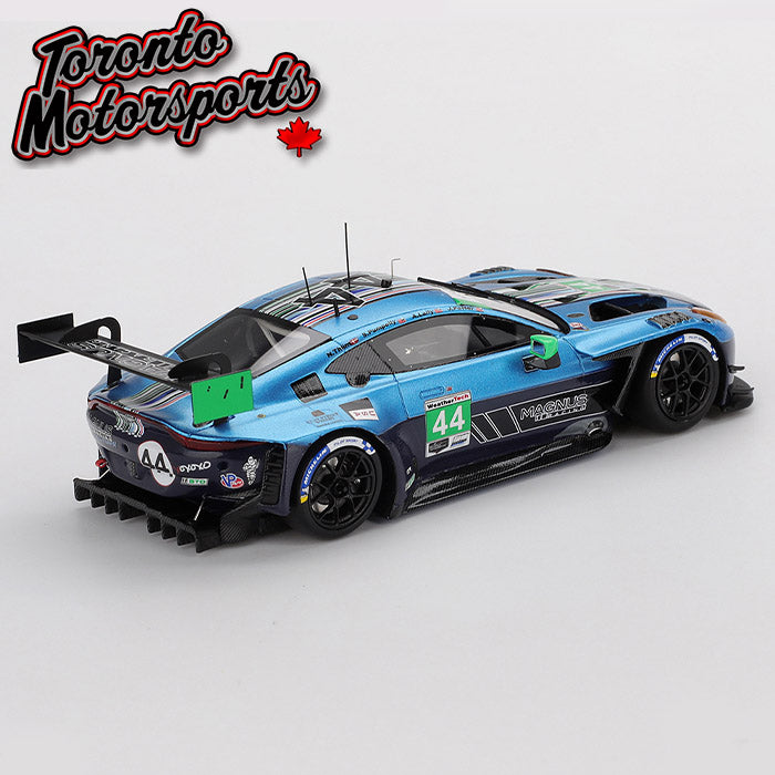 2025 Aston Martin Vantage GT3 Evo Magnus Racing #44 Lally/Potter/Pumpelly/Thiim – IMSA Daytona 24 Hrs 1:43 Scale by True Scale Models #TSM430908