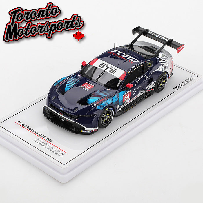 2024 Ford Mustang GT3 Ford Multimatic Motorsports #64 Cindric/Priaulx/Rockenfeller- IMSA Daytona 24hr 1:43 Scale by TSM #TSM430921