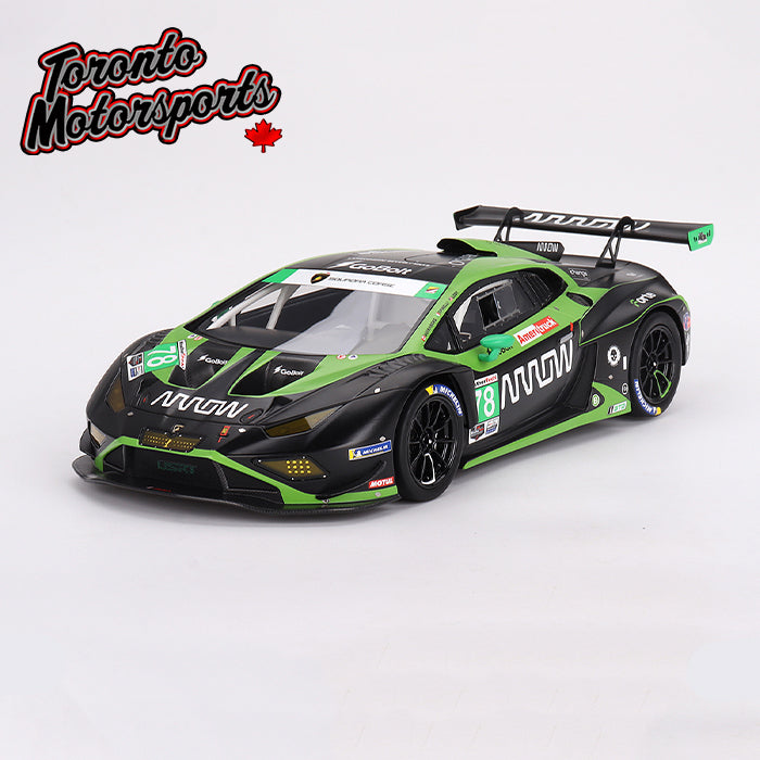 .2023 Lamborghini Huracan GT3 EVO2 Forte Racing #78 Goiknberg/Spinelli/Liddy - Daytona 24hrs 1:43 Scale by True Scale Models #TSM430779