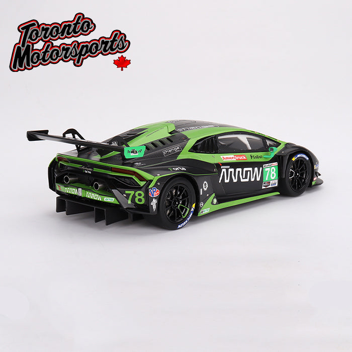 .2023 Lamborghini Huracan GT3 EVO2 Forte Racing #78 Goiknberg/Spinelli/Liddy - Daytona 24hrs 1:43 Scale by True Scale Models #TSM430779