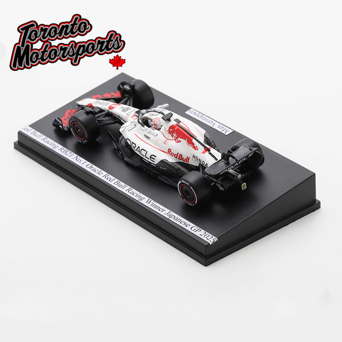2025 Red Bull Racing RB21 F1 #1 Max Verstappen – Japanese GP 1:64 Scale by Spark #Y441