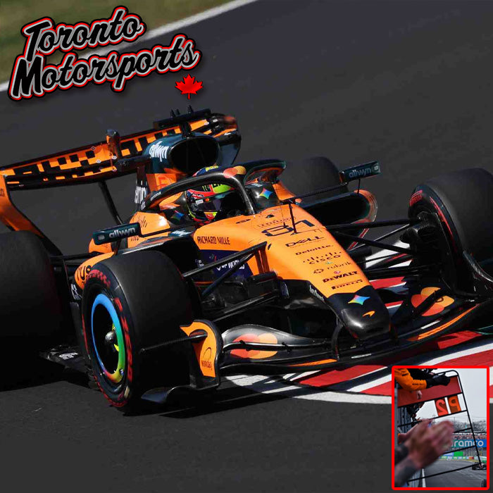 2026 McLaren Mastercard MCL40 #81 Oscar Piastri - 2nd Japanese GP *w/ PIT BOARD* - 1:43 Scale by Spark #S9379