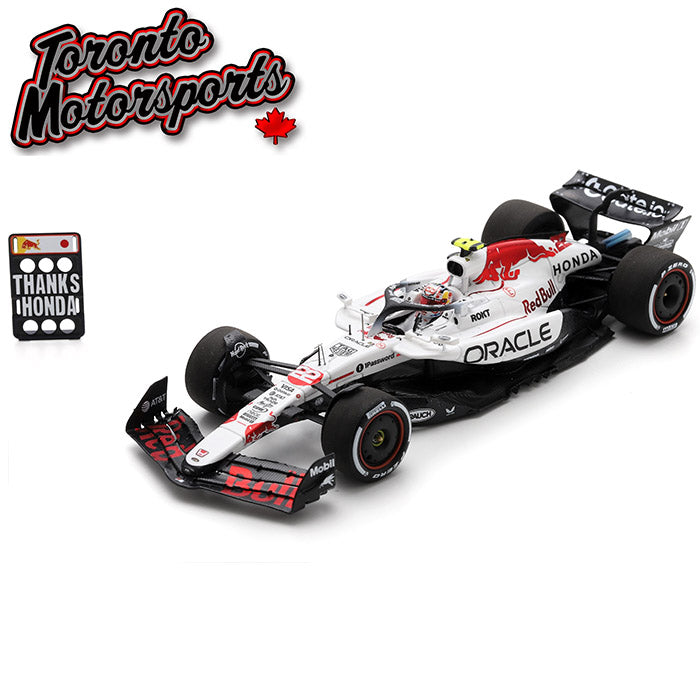 2025 Red Bull Racing RB21 F1 #22 Yuki Tsunoda - Japanese GP (W/ PIT BOARD) 1:43 Scale by Spark #SPA439595 (SPA43YTJAP25)